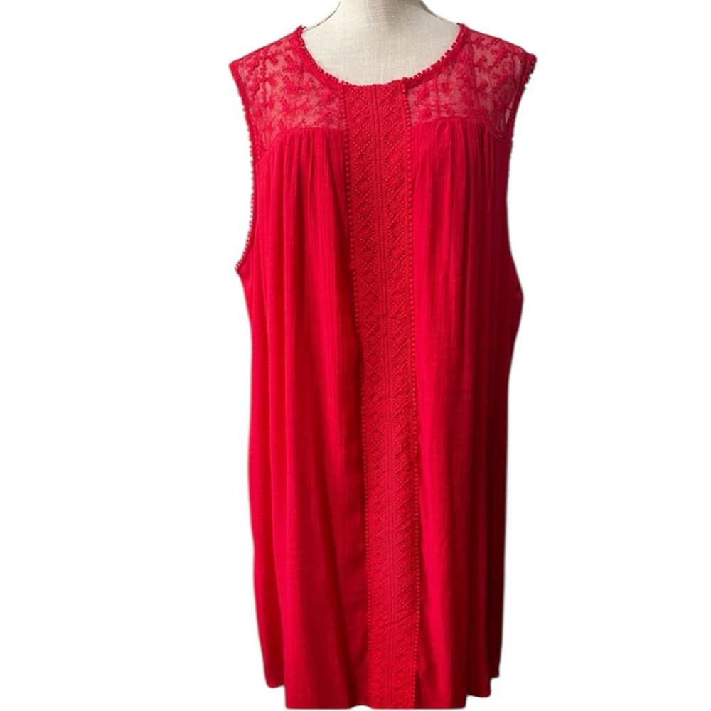NWT Plus Size Sleeveless Coral Dress Size
3X